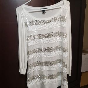 WHBM Sequin Sweater